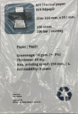 A/4 hőpapír, 100 lap / csomag